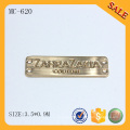 MC620 Gold nameplate logo creator custom metal logo stamp